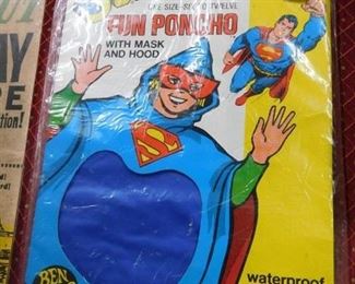 Vintage Superman Poncho