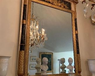 French Empire Gilt Mirror.... Circa 1900