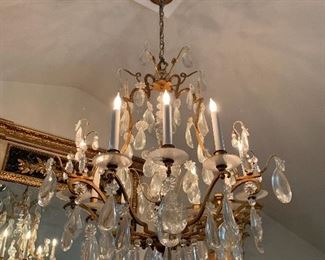 Crystal chandelier (replica of a White House chandelier) 52" Tall and 9 Lights