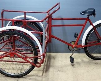 Vintage Front Load Utility Vendor/Delivery Bike, 26" Wheels