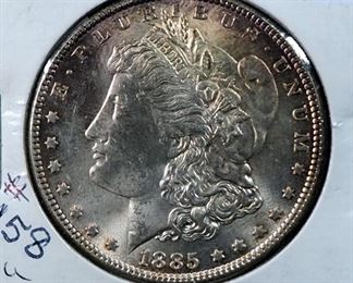 1885 Morgan Silver Dollar