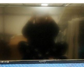 Magnavox 32" Slim LED Television Model 32ME403V, 3 HDMI, 1 USB, Includes Remote And Manual, Screen Powers On