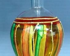 Belleek Irish Pottery Shamrock Bowl, Kiros Handmade Glass Vase, Fenton Green Glass Top Hat Toothpick Holder, Modern Wall Hanging And Kosta Boda Vase