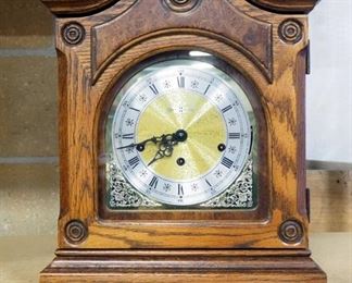 Howard Miller Table Clock Style 612365 With Triple Chime Key Wind Movement, Includes Winding Key And Instructions