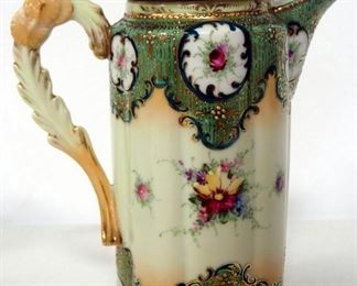 China Dishware Collectibles, Includes Pipe Gosse Pitcher, Czech Vase, Pitcher With Lid, 4 Plates (1 Is Metal)
