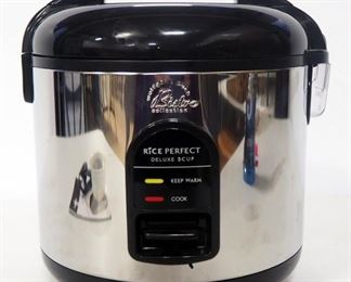 Wolfgang Puck Bistro Collection 5-Cup Electric Rice Cooker, With Instructions, Powers On