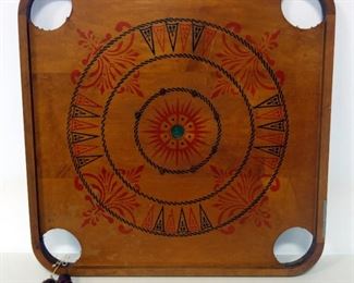 Antique Early Carrom No 1 Archarena Style E Game Board