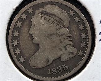 1835 Capped Bust Dime