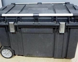 DeWalt Large Storage Trunk, On Wheels, 24" High x 39" Wide x 23" Deep