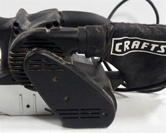 Craftsman 3" x 21" Belt Sander Model 315.117261, Powers On, With Manual And Extra Sanding Belts (3" x 21" And 4" x 24")