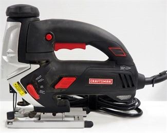 Craftsman 6 Amp 2-In-1 LED Laser Jig Saw Model 320.28223, Powers On, With Manual And Extra Blades, In Carrying Case