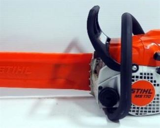 Stihl 16" Chainsaw Model MS 170, Includes Extra Chains, Chainsaw File Set, Extra Oil And Manual