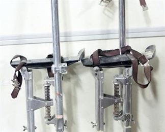 Pair Of Adjustable Height Stilts, Good For Painting, Drywalling, Or Just Having Fun