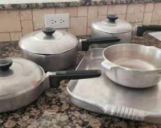 Collection of Wagner cookware