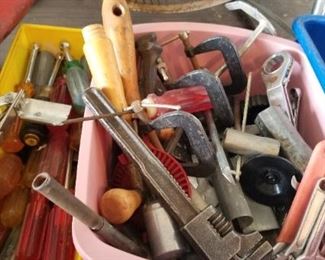 Lots of hand tools 