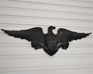 Vintage Sexton metal eagle plaque