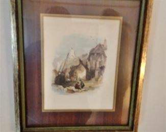 Vintage decor'  Framed print