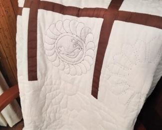 Hand stitched quilt