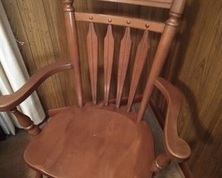 Vintage all wood rocker