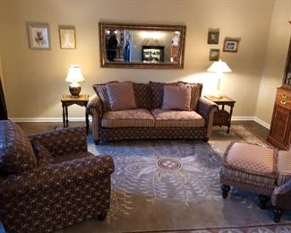 LIVING ROOM FURNITURE BY HICKORY MANOR FROM WHITE HOUSE INTERIORS