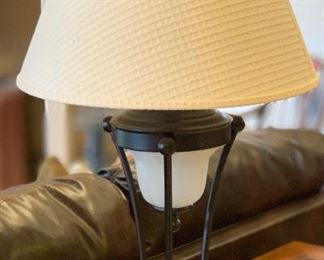Iron & Glass Table Lamp		
