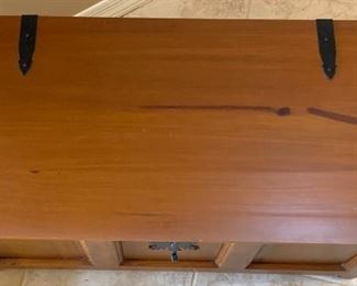 Wood Blanket Chest #1	19x20x19in	HxWxD
