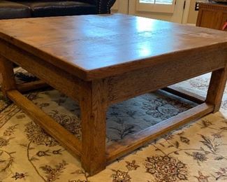 Solid Oak Coffee Table	17x40x40in	HxWxD
