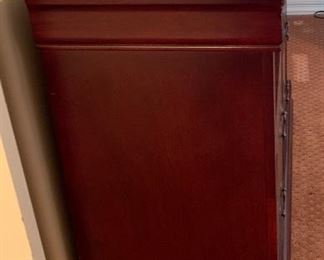 Cherrywood Media Console Cabinet/Dresser	35x42.5x16in	HxWxD
