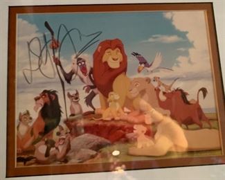 *Signed* Lion King Elton John Animation Cel		
Disney