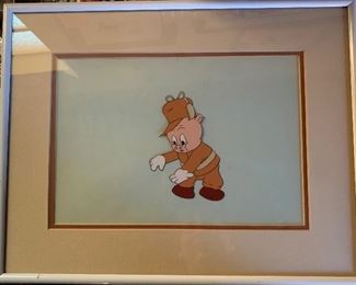 Porky Pig Animation Cel		
