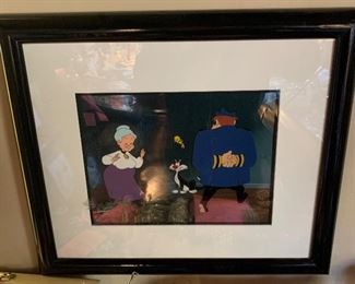 Warner Bros Sylvester & Tweety Animation Cel		
