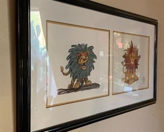 Lion King Seri Cel Animation Dual Lion		
