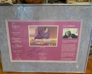 *Signed* RC Gorman  Print		
