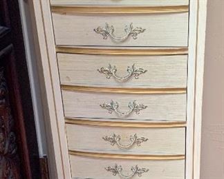 Bonnet French Provincial Slender Dresser	52x20x15in	HxWxD
