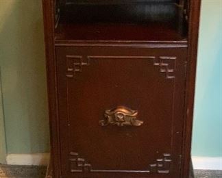Asian Faux Bamboo Nightstand	29x16x13	HxWxD
