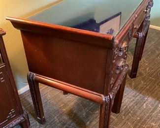 Asian Faux Bamboo Desk/Vanity	31x52x20in	HxWxD
