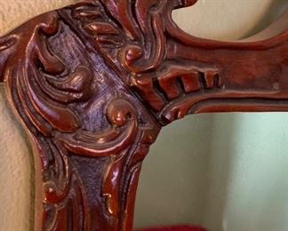 Asian Faux Bamboo Mirror	38 x 26in	
