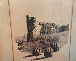 *Signed* Barry Eurene The Pumpkin Patch		
