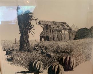 *Signed* Barry Eurene The Pumpkin Patch		
