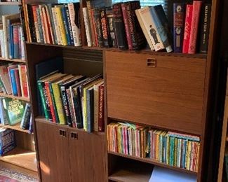Walnut Midcentury Bookcase	70x46x15in	HxWxD
