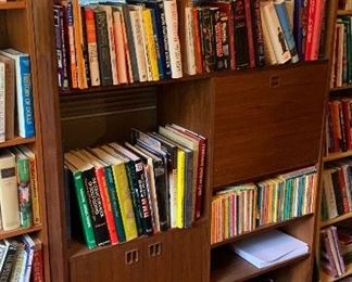 Walnut Midcentury Bookcase	70x46x15in	HxWxD
