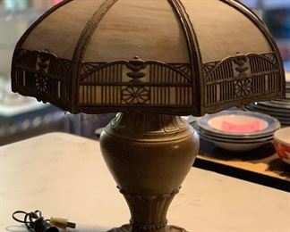 As-IS Antique Slag Lamp		
