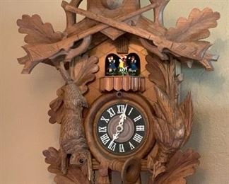 Many German Cuckoo clocks