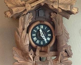 Many German Cuckoo clocks
