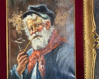 Antonio Basile original oil on canvas		
