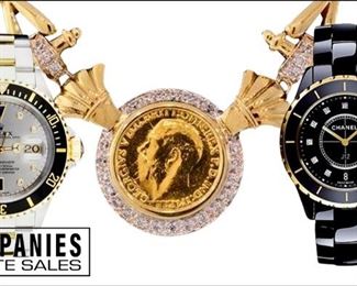 Luxury Wristwatches Companies Estate Sales