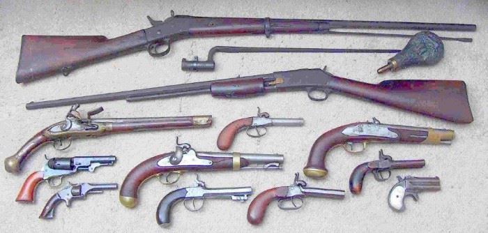 Collection of Antique Firearms
