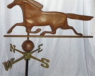 Horse Weathervane With Directionals