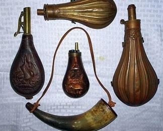 Powder Flasks & Powder Horns