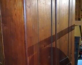 Walnut Solid Side Wardrobe